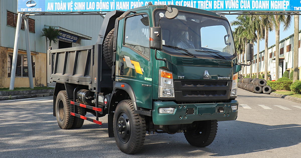 Xe ben TMT 6t5 2 cầu 5 khối 