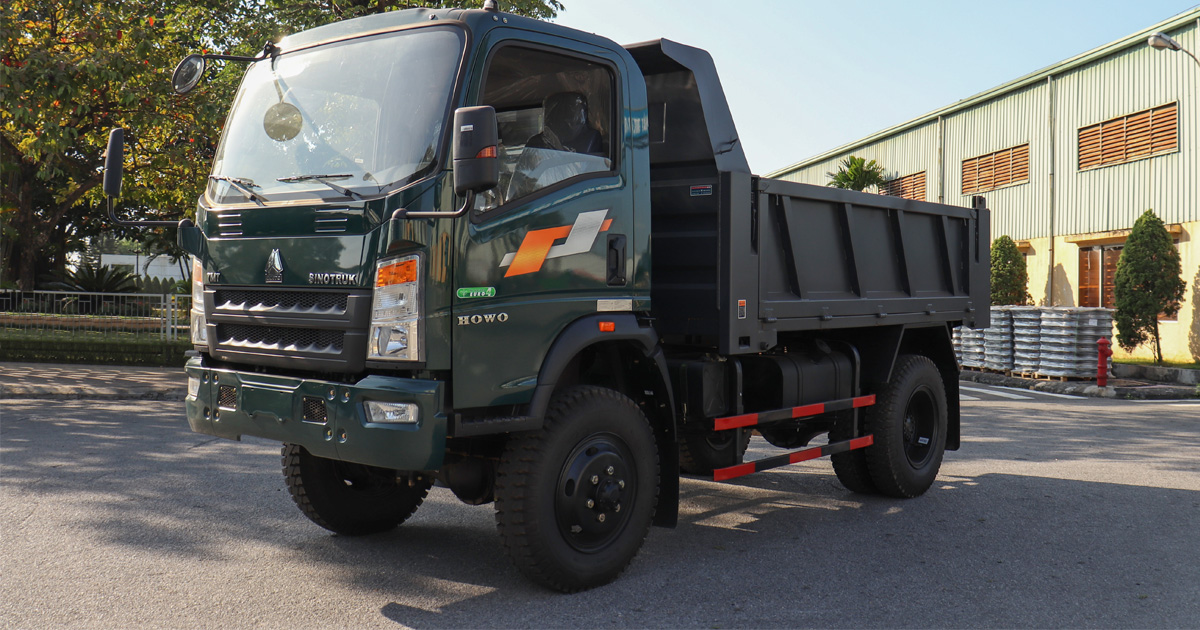 Xe ben TMT 6t5 2 cầu 5 khối 