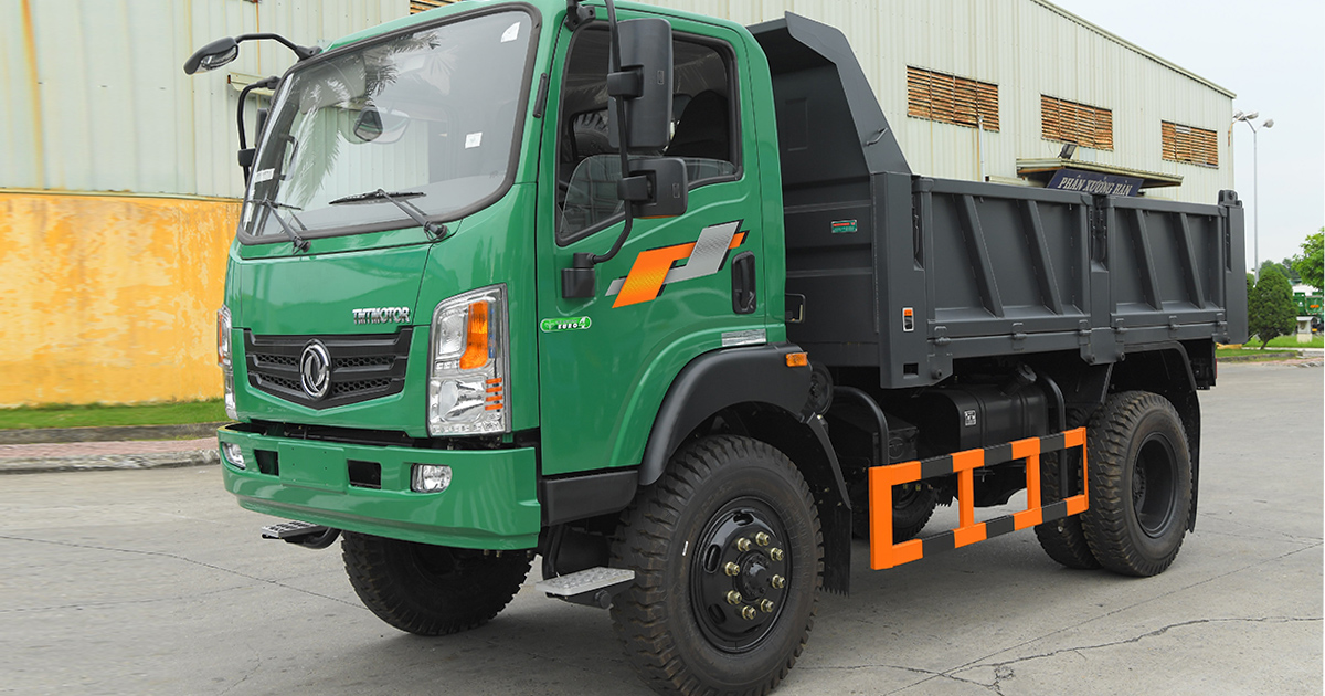 Xe ben TMT 7 tấn 2 cầu 5.5 khối